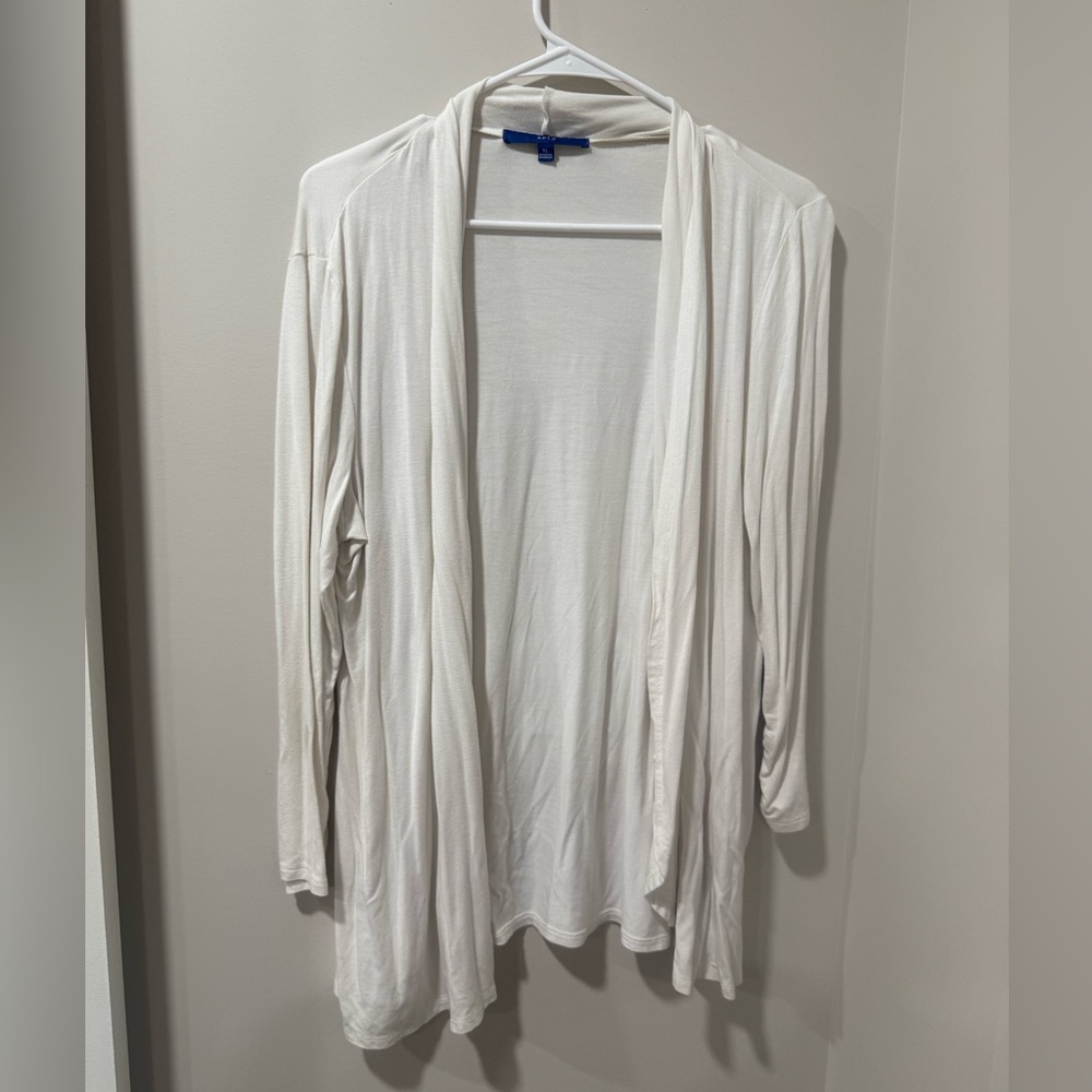 Apt. 9 Cream Open Front Cardigan
